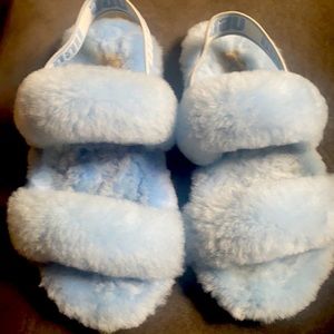 Size 11 Blue UGG SLIPPERS